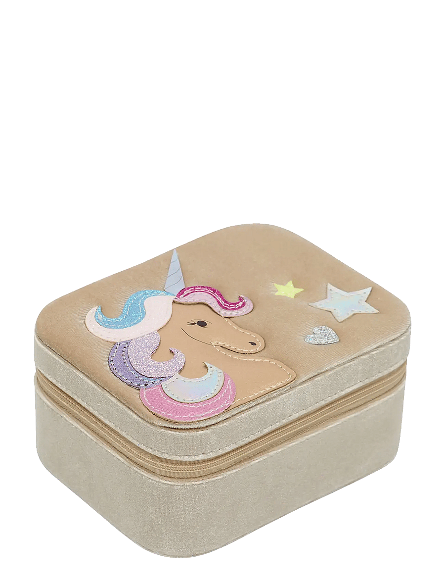 Mimi & Lula - Jewellery Box - Velvet Unicorn - ehtekarbid - beige - 1
