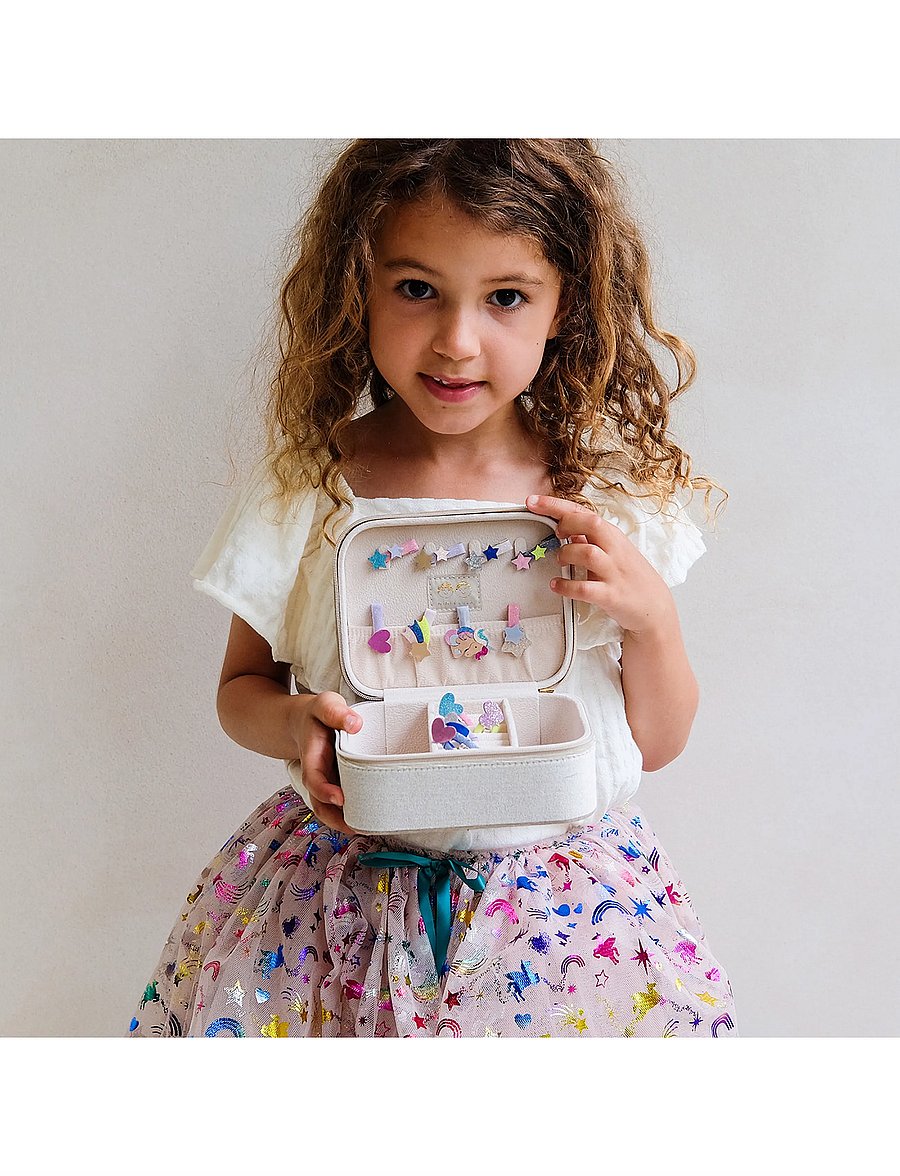 Mimi & Lula - Jewellery Box - Velvet Unicorn - ehtekarbid - beige - 2