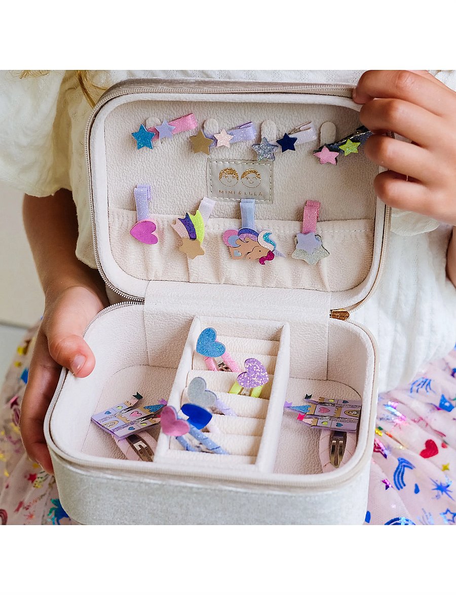 Mimi & Lula - Jewellery Box - Velvet Unicorn - ehtekarbid - beige - 3