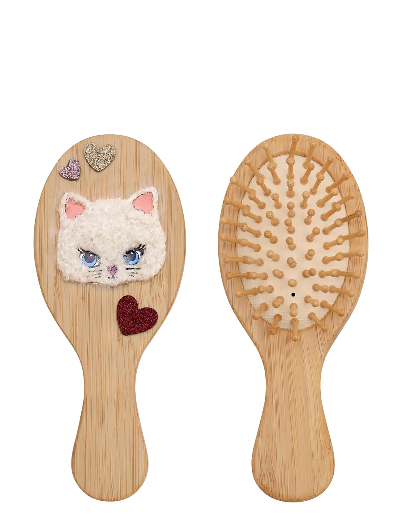 Mimi & Lula Hair Brush - Cute Kitty - Haarbürste - WOOD / brown