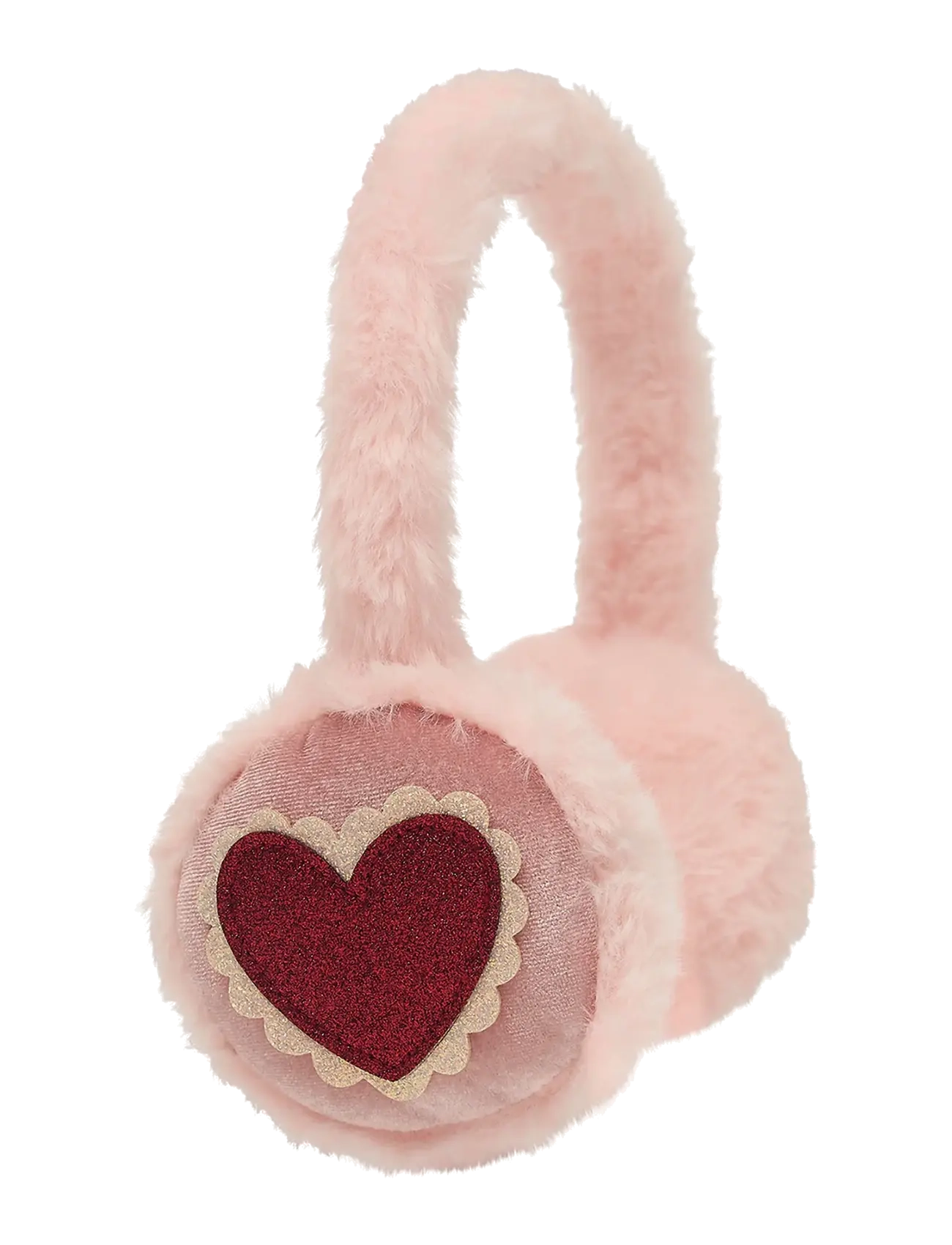 Mimi & Lula Earmuffs Dreamy Heart, Børn, Hjerte Ørevarmere, Lyserød, Str: ONE SIZE
