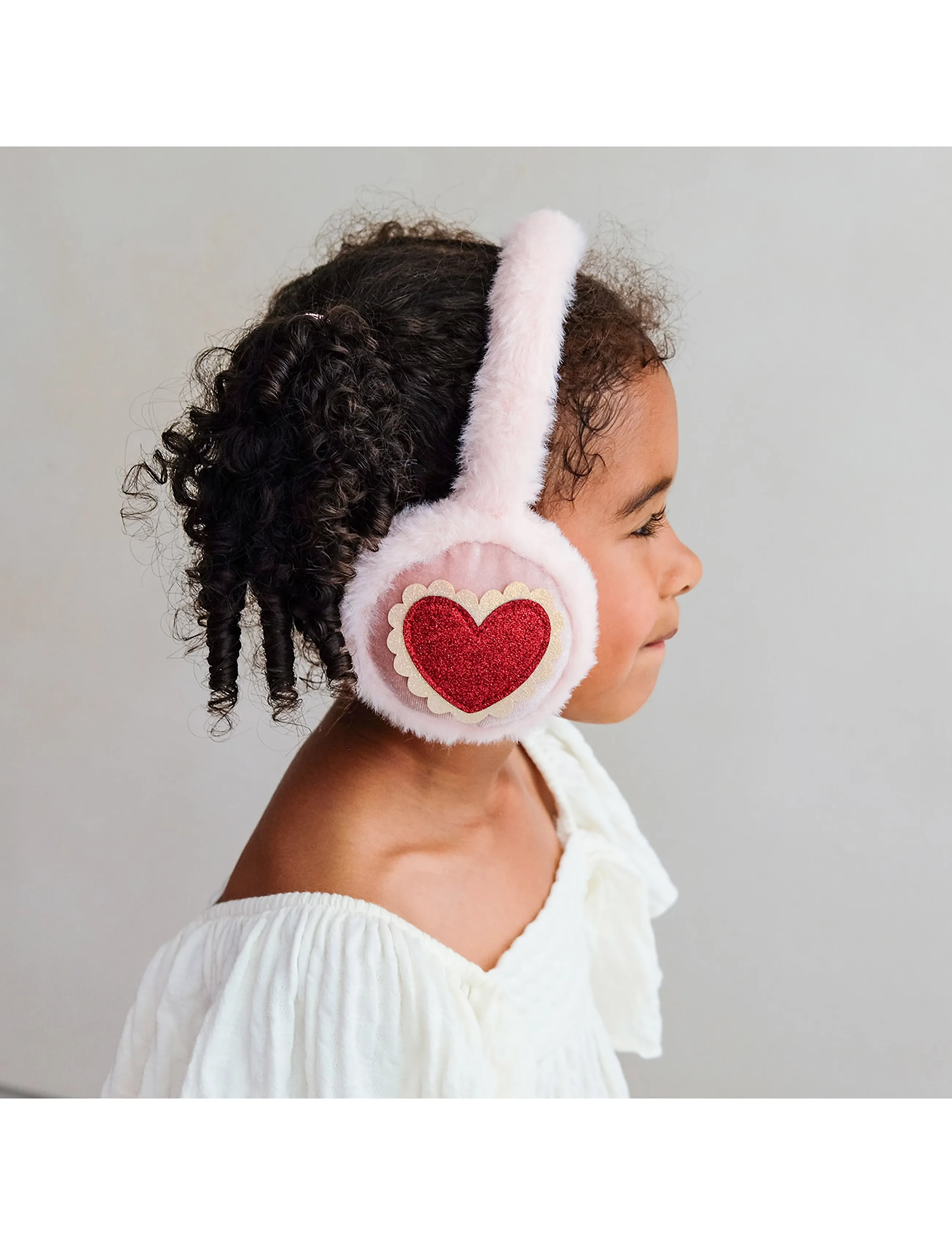 Mimi & Lula Earmuffs Dreamy Heart, Kinder, Herz Ohrenschützer, Rosa, Gr.ONE SIZE