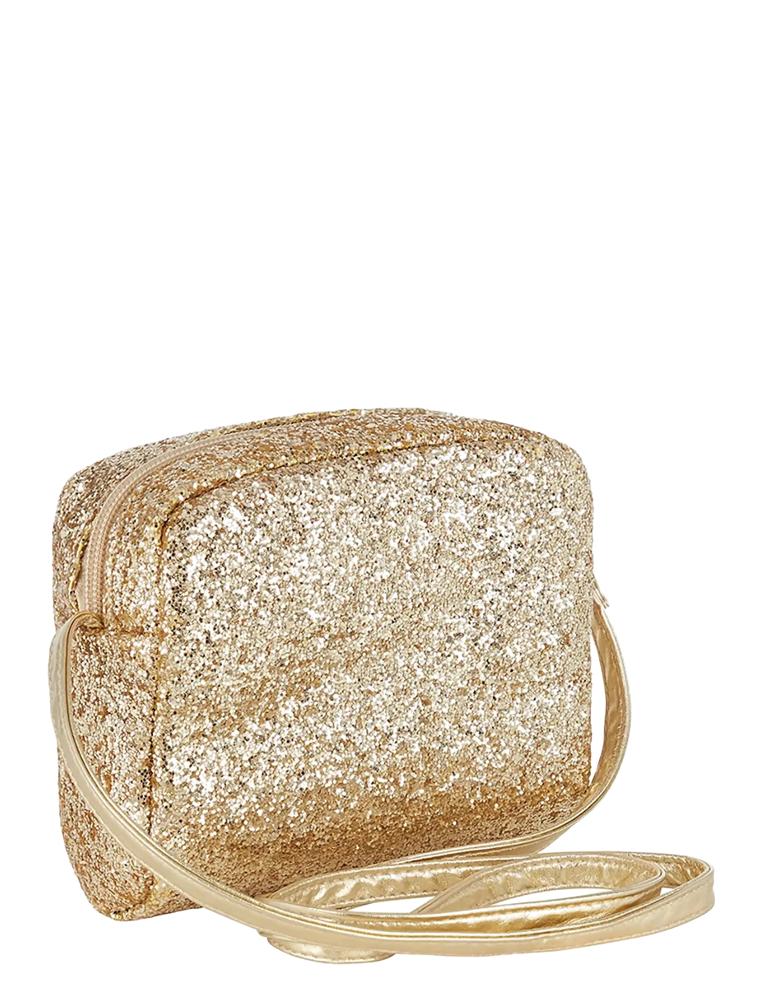 Mimi & Lula Cross Body Bag Mimi Glitter Gold, Børn, Glitter Crossbody Taske, Guld, Str: ONE SIZE