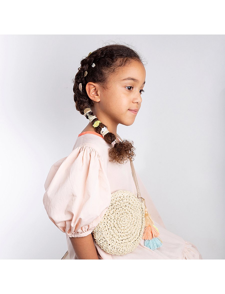 Mimi & Lula - Cross Body Bag - Bora Bora Tassle - medžiaginiai ir maži krepšiai - nature - 0
