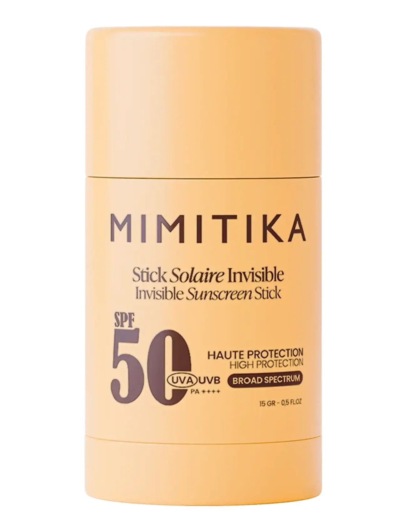 Mimitika Spf50 Invisible Sunscreen Stick, Body, Nude, Str: 42 G