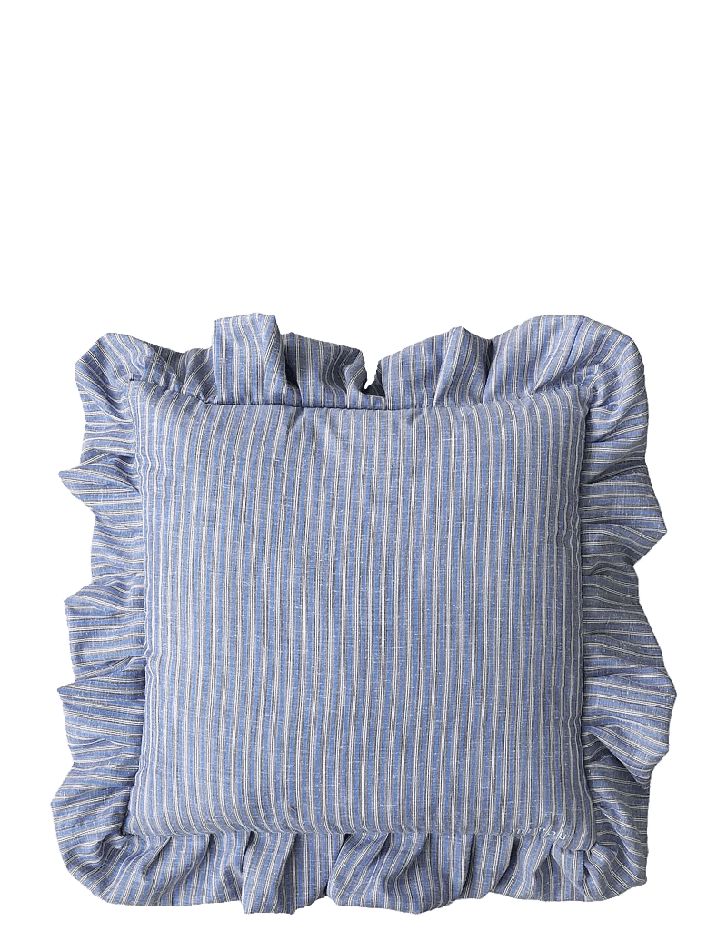 Mimou - Frill cushion Stripe - padjad - blue/brown - 0