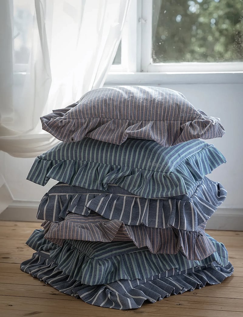 Mimou - Frill cushion Stripe - padjad - blue/brown - 3