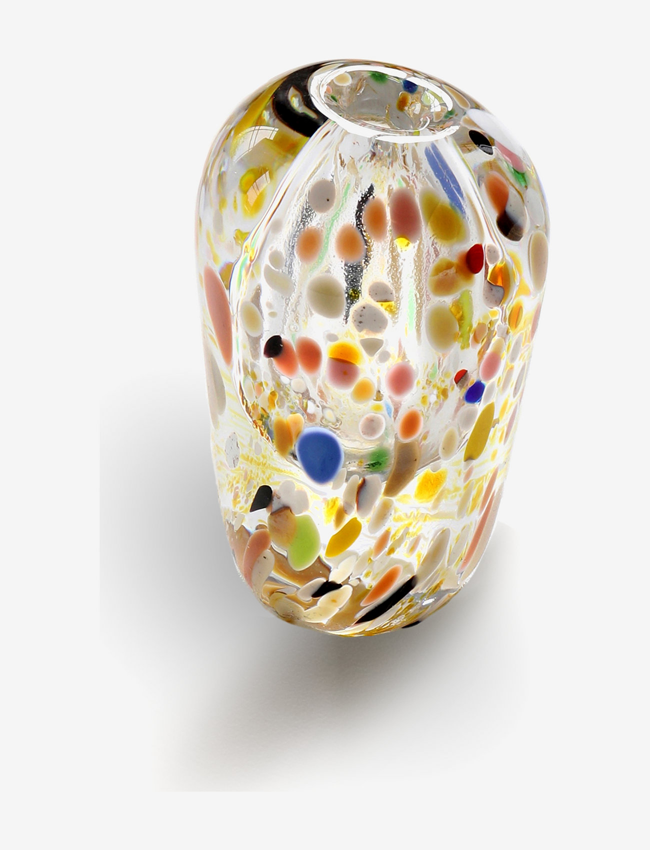 Mimou - Håndblæst vase Liv konfetti - multi - 0