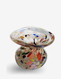 Håndblåst vase No.1 konfetti, Mimou
