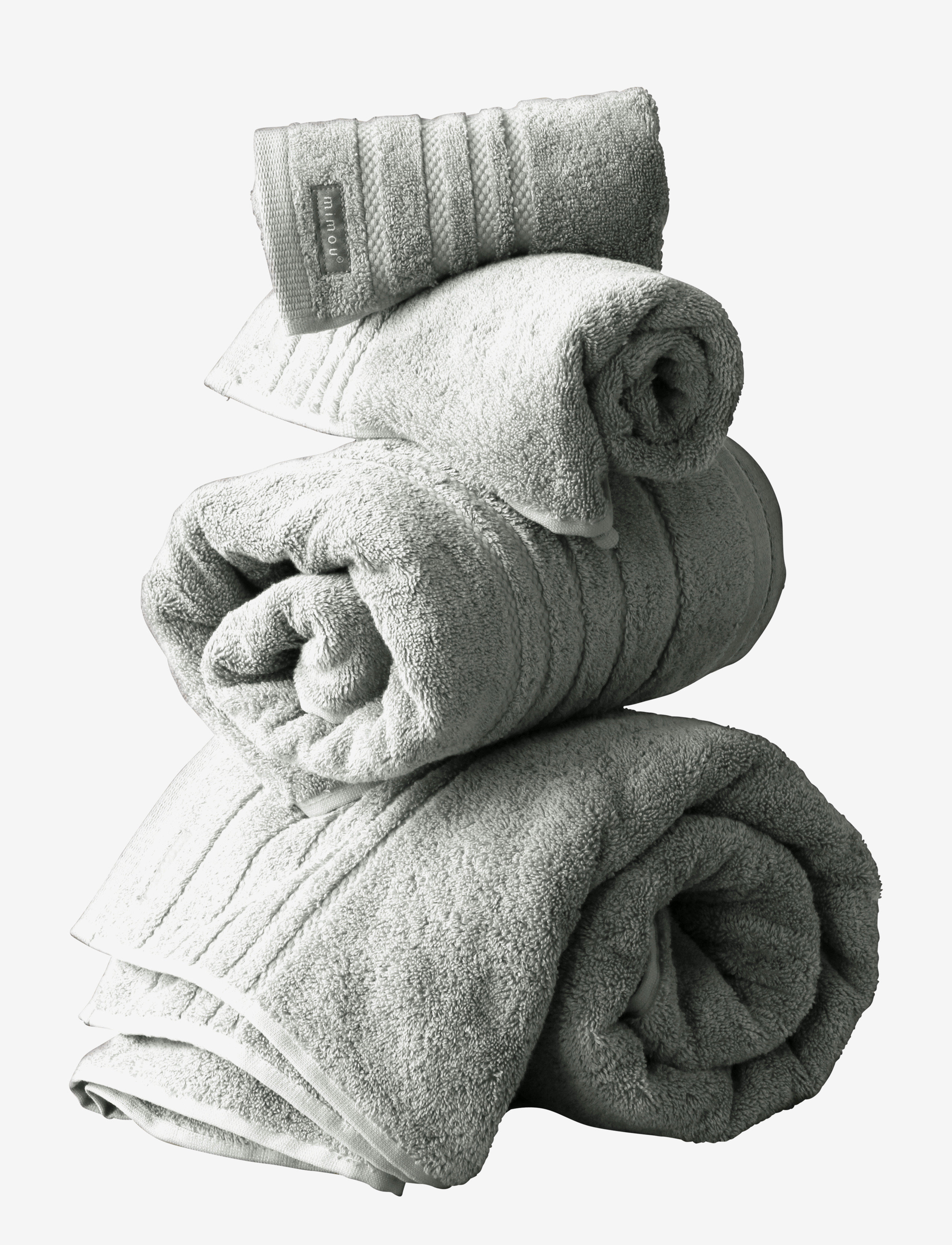 Mimou Badehåndklæde Devon, 100X150 cm, Grey, Håndklæder & Badehåndklæder > Badehåndklæder, Unisex