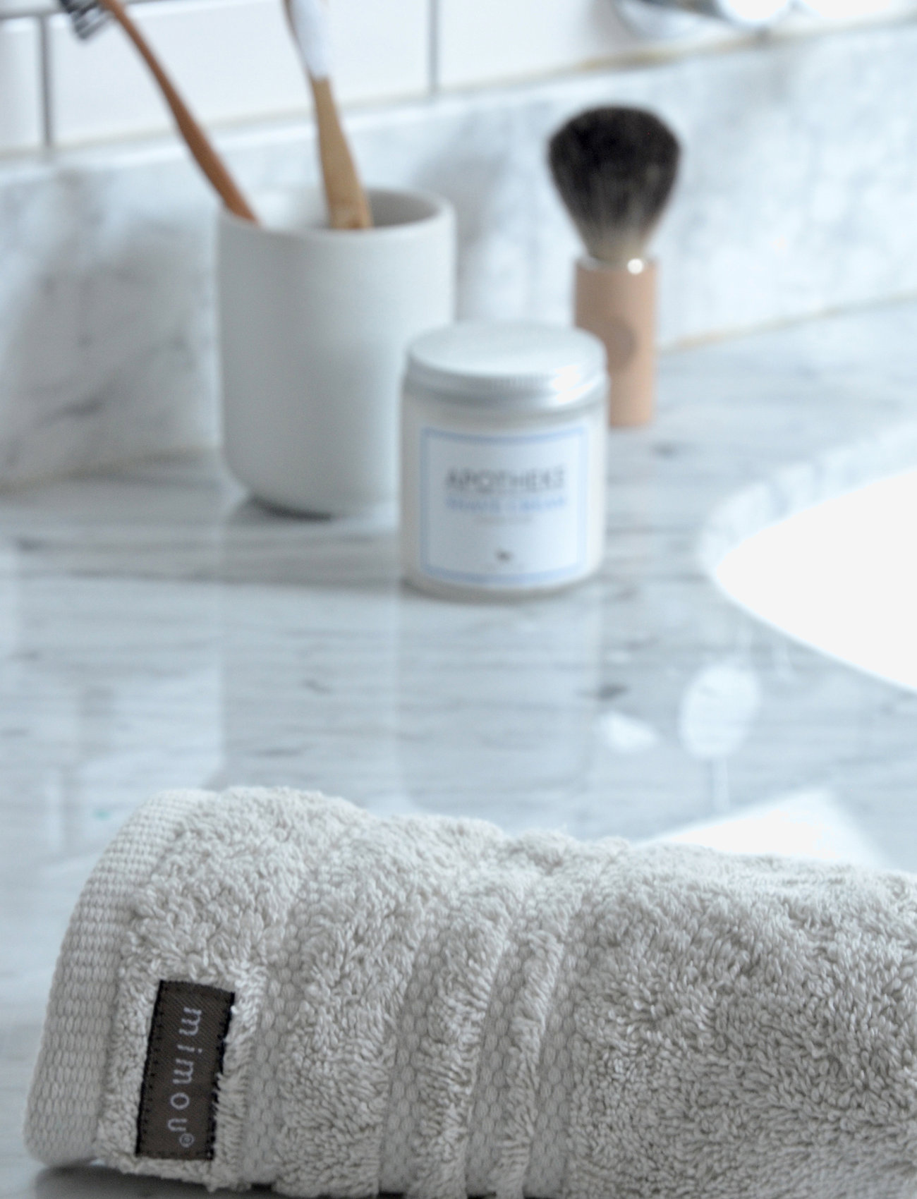 Mimou - Towel Devon 2pack - madalaimad hinnad - cement - 1