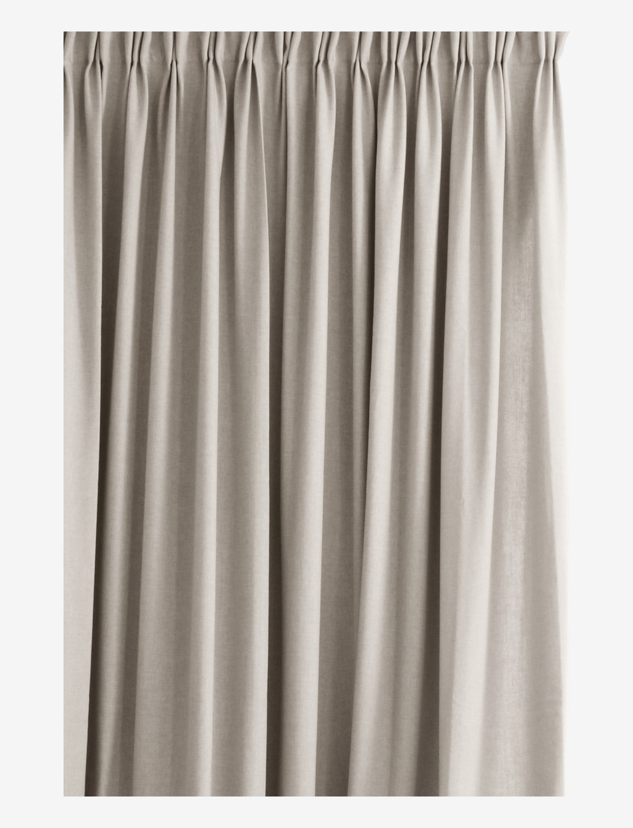 Mimou - Curtain Studio Double width - pikad kardinad - natural/white - 0