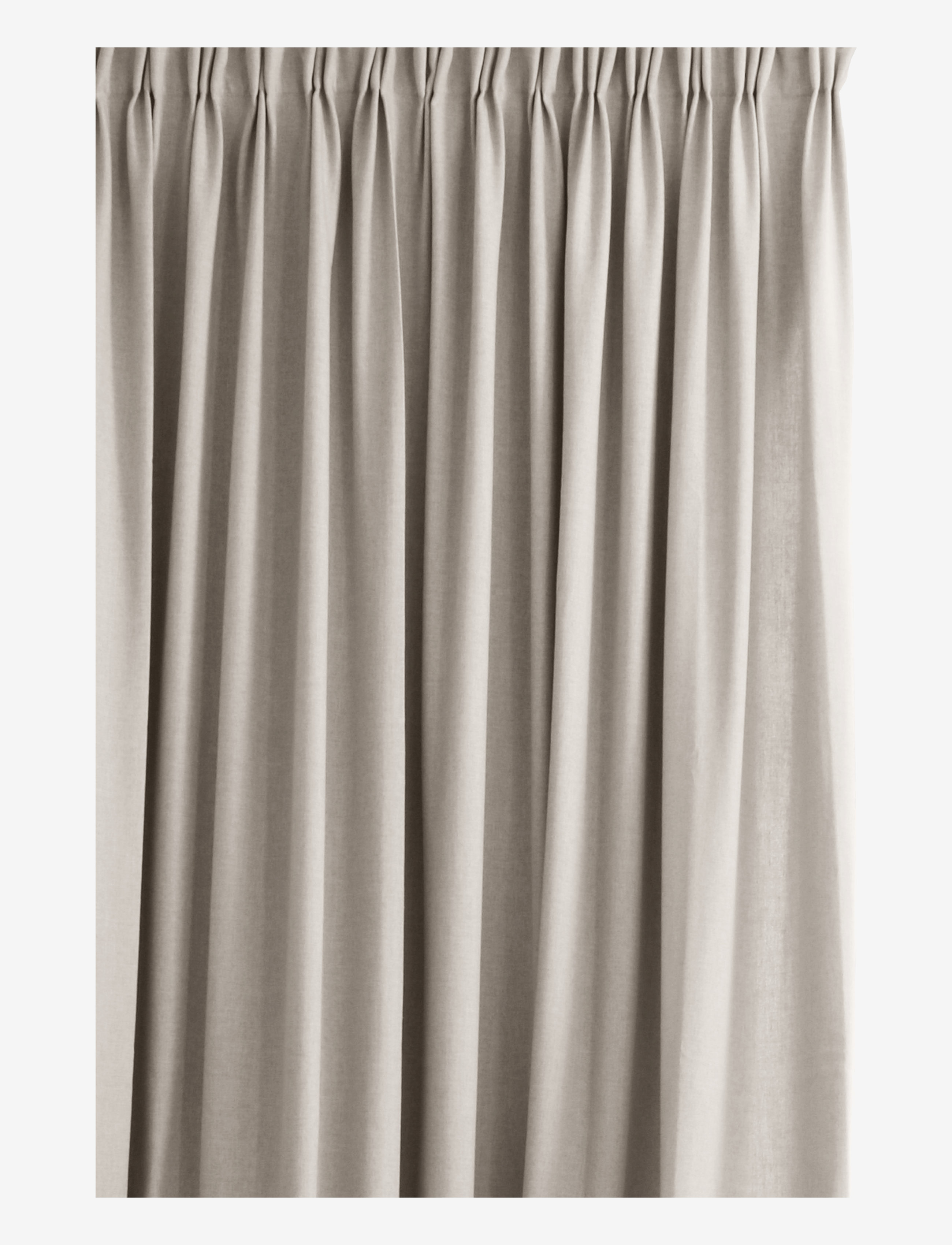 Curtain Studio Double width - NATURAL/WHITE