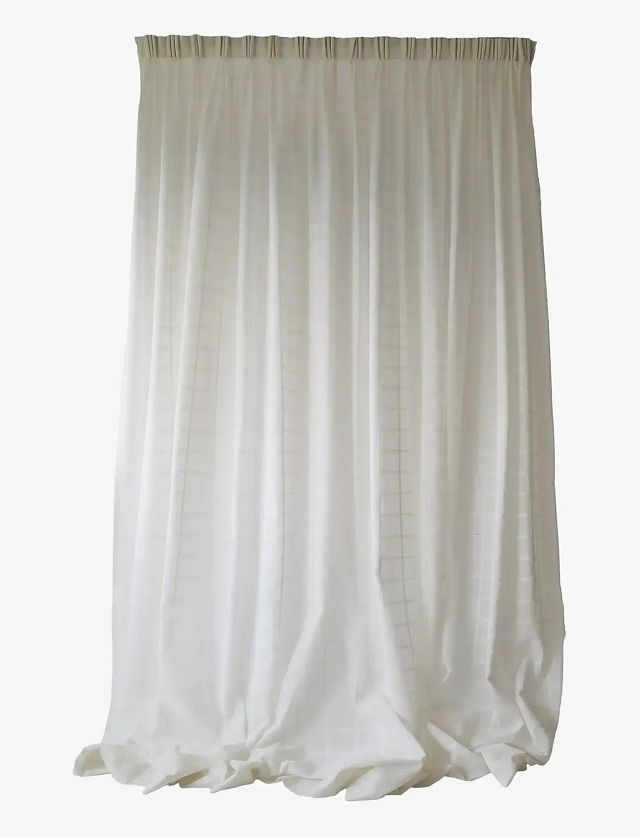 Mimou - Curtain Selma double width - gardinlängder - creme - 0