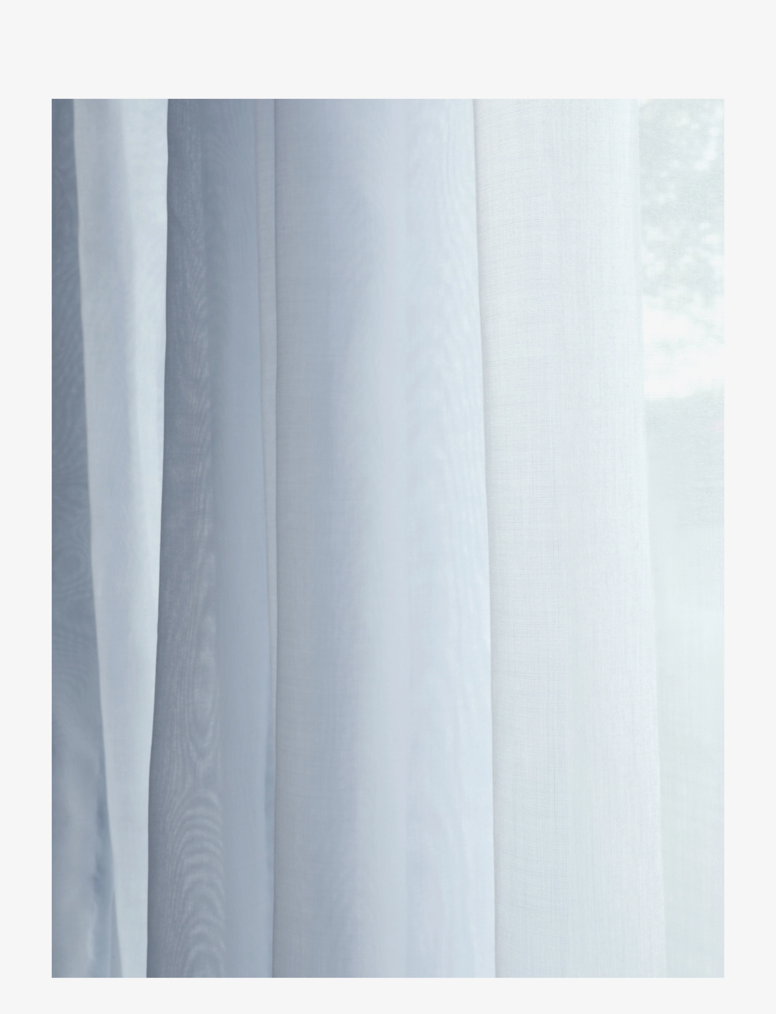 Mimou - Curtain Mimmi recycled - fertiggardinen - light blue - 2