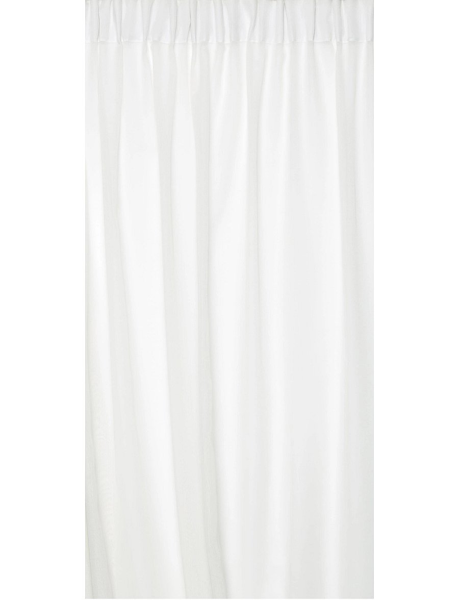 Mimou - Curtain Mimmi recycled - pikad kardinad - natural white - 0