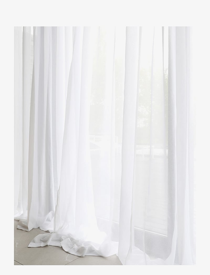 Mimou - Gardin Mimmi recycled - gardinlængde - white - 2