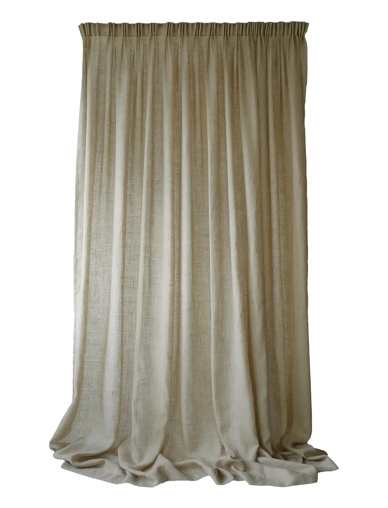 MIMOU Gardine Ellie, Dobbelt Bredde Beige - 295X290CM - Unisex