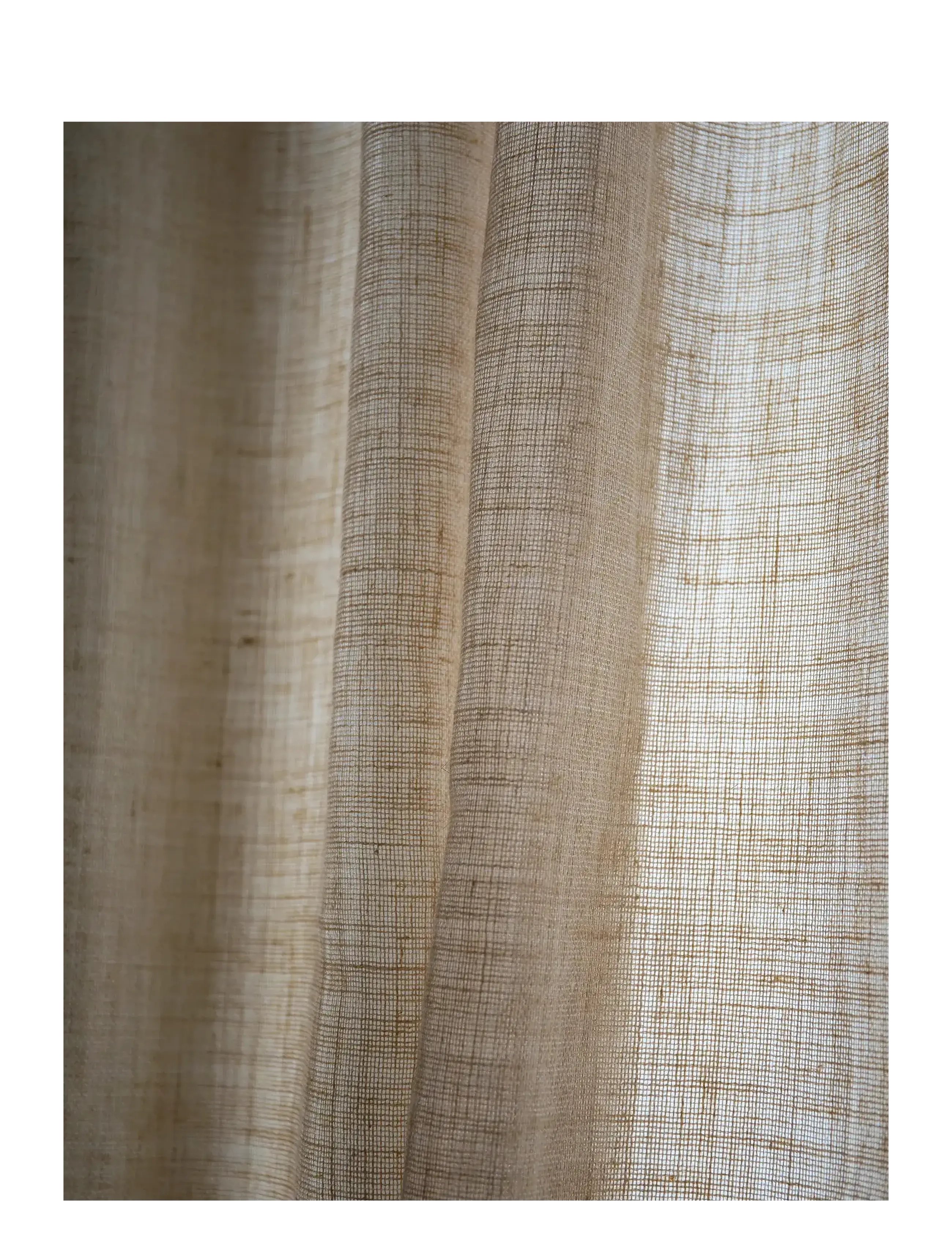 Mimou - Curtain Ellie double width - gardinlængde - straw - 1