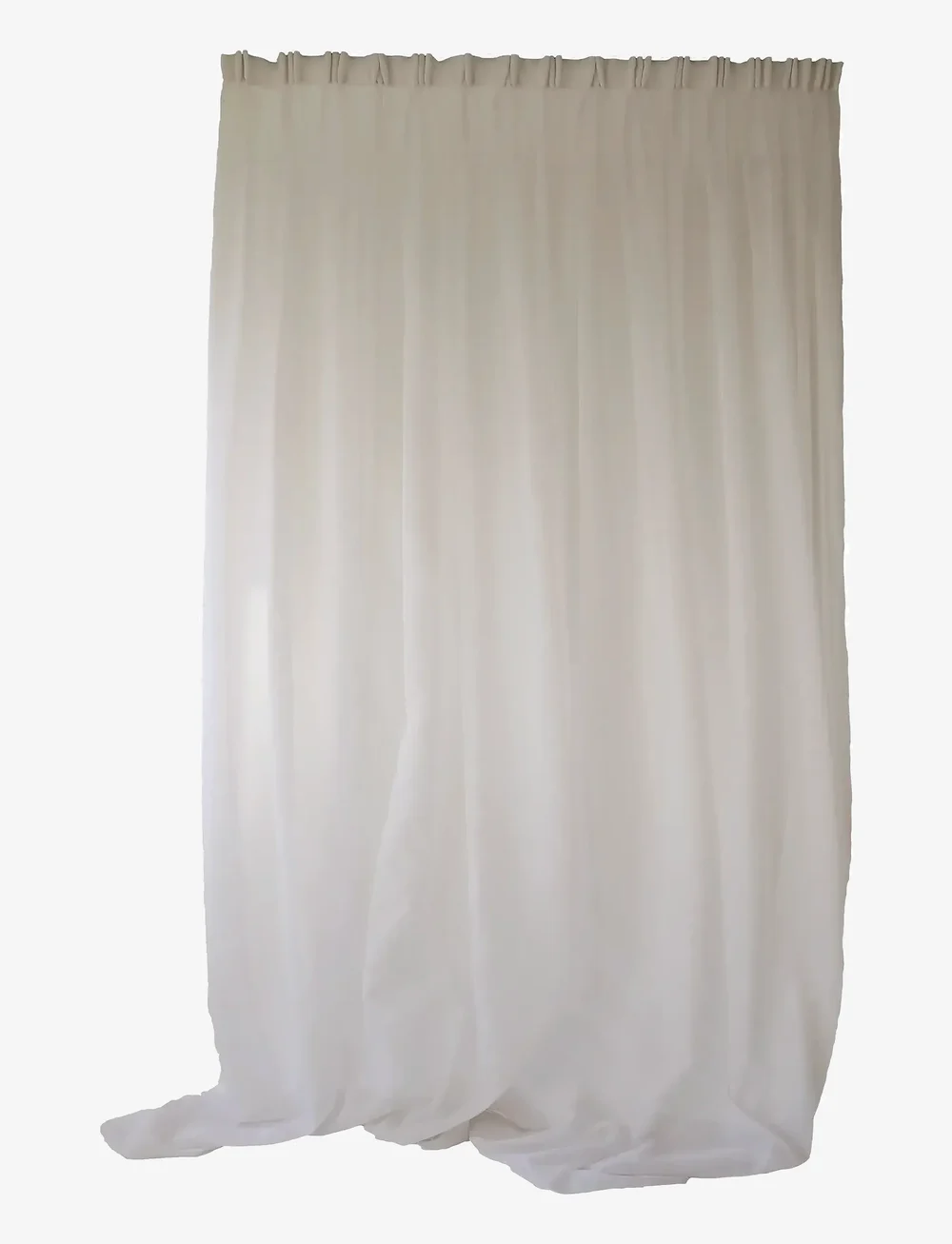 Mimou - Sheer hotel curtain Double width - köp efter pris - offwhite - 0