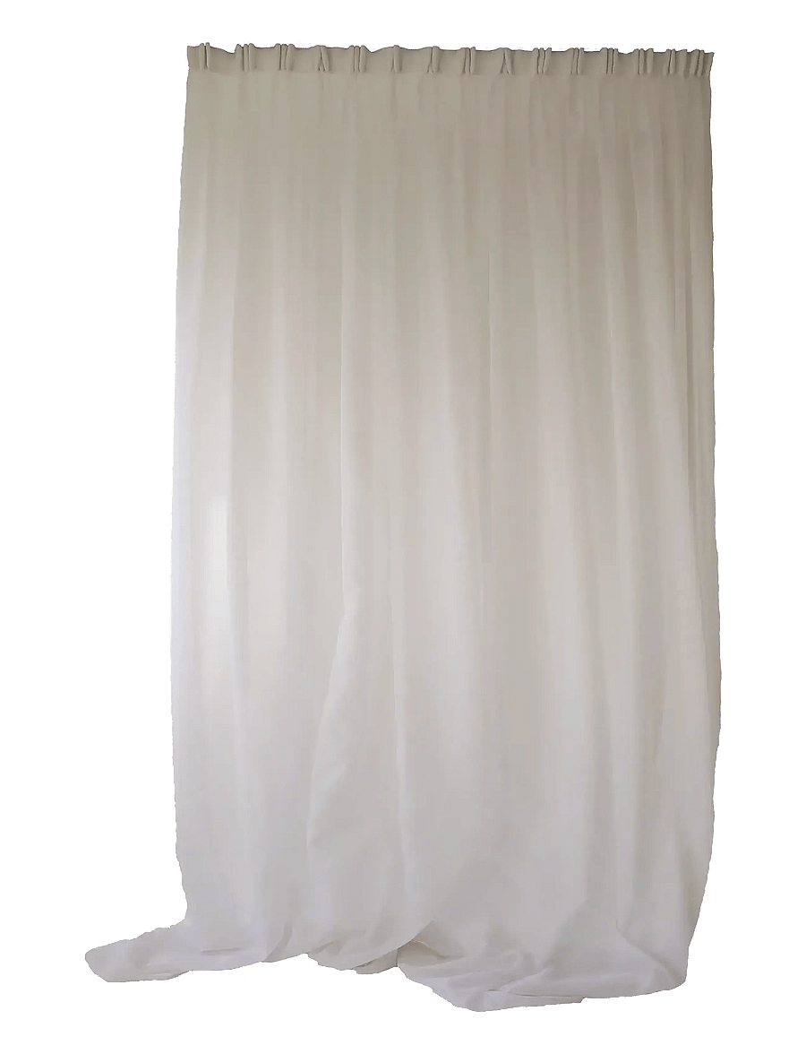 Mimou - Sheer hotel curtain double width - fertiggardinen - offwhite - 1