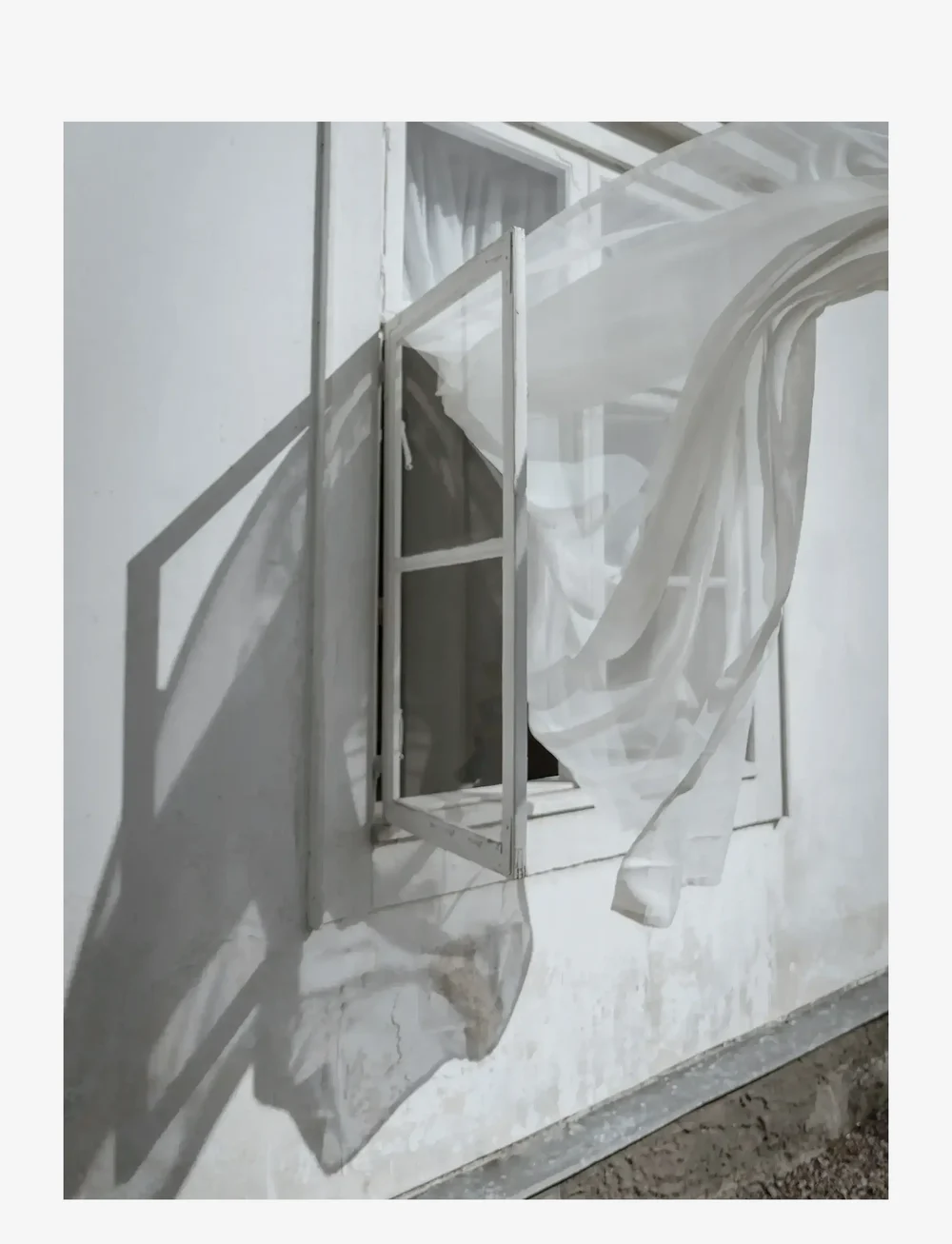 Mimou - Sheer hotel curtain Double width - köp efter pris - offwhite - 2