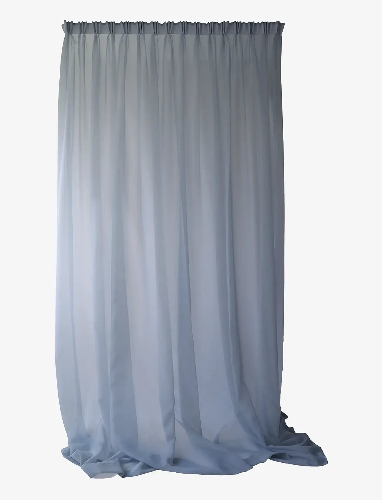Mimou - Sheer hotel curtain Double width - gardinlängder - light blue - 1