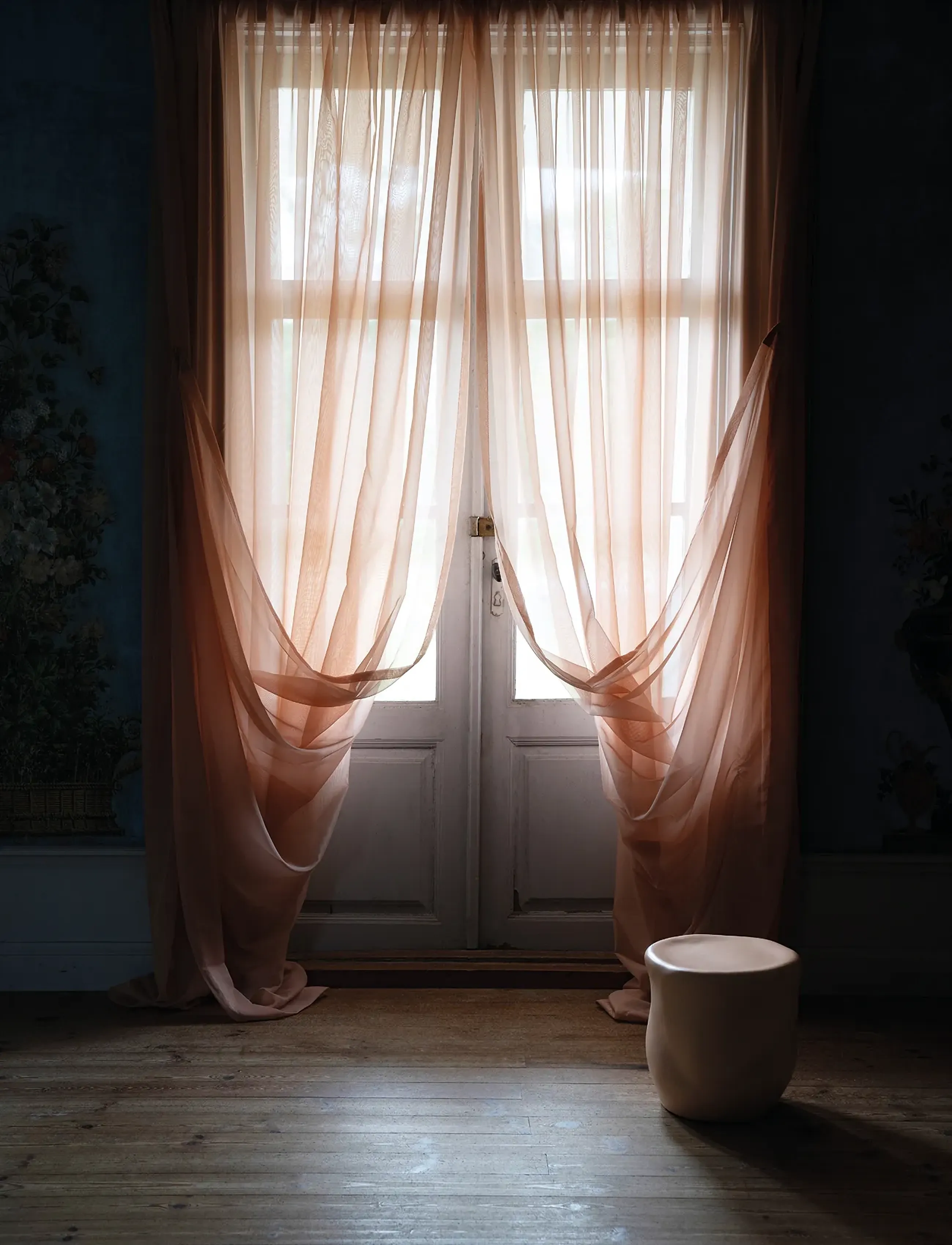Mimou Skir Hotelgardin I Dobbelt Bredde, 290X290 cm, Brown, Gardiner > Lange Gardiner, Unisex
