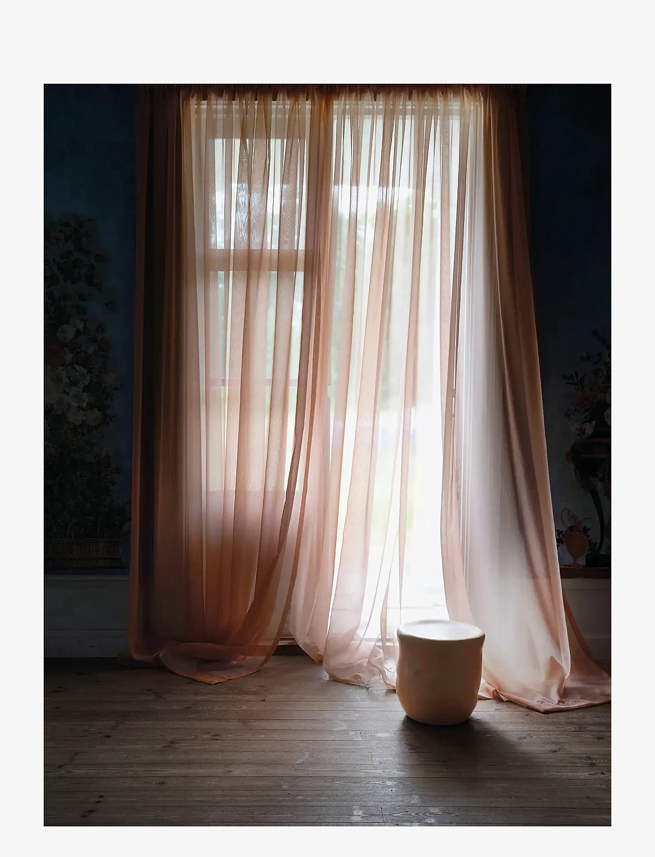 Mimou - Sheer hotel curtain Double width - gardinlængde - nude - 4