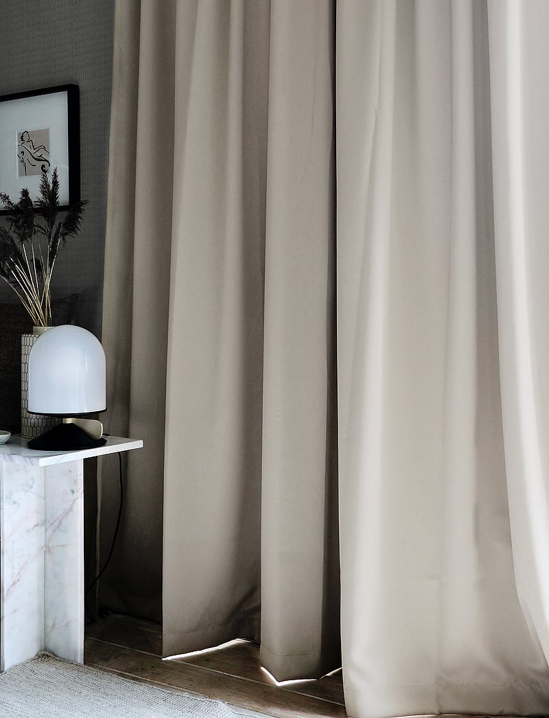 Mimou - Darkening hotel curtain double width - fertiggardinen - sand - 0
