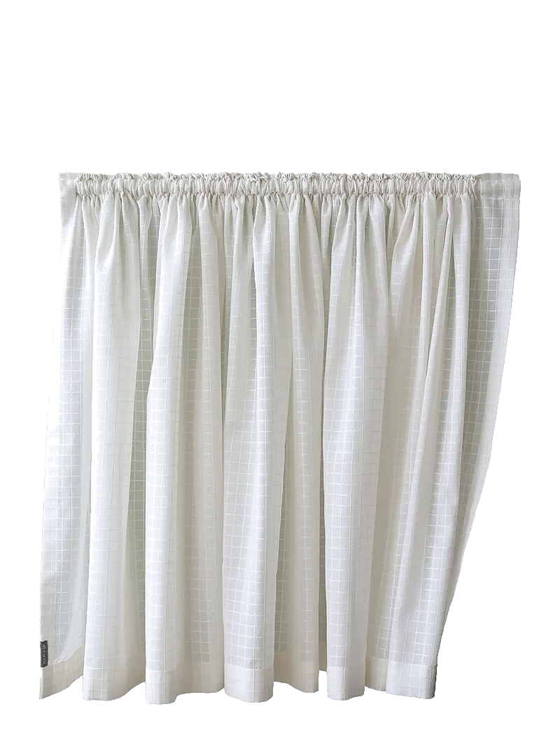 Mimou - Cafe Curtain Check - gardinen - creme - 0