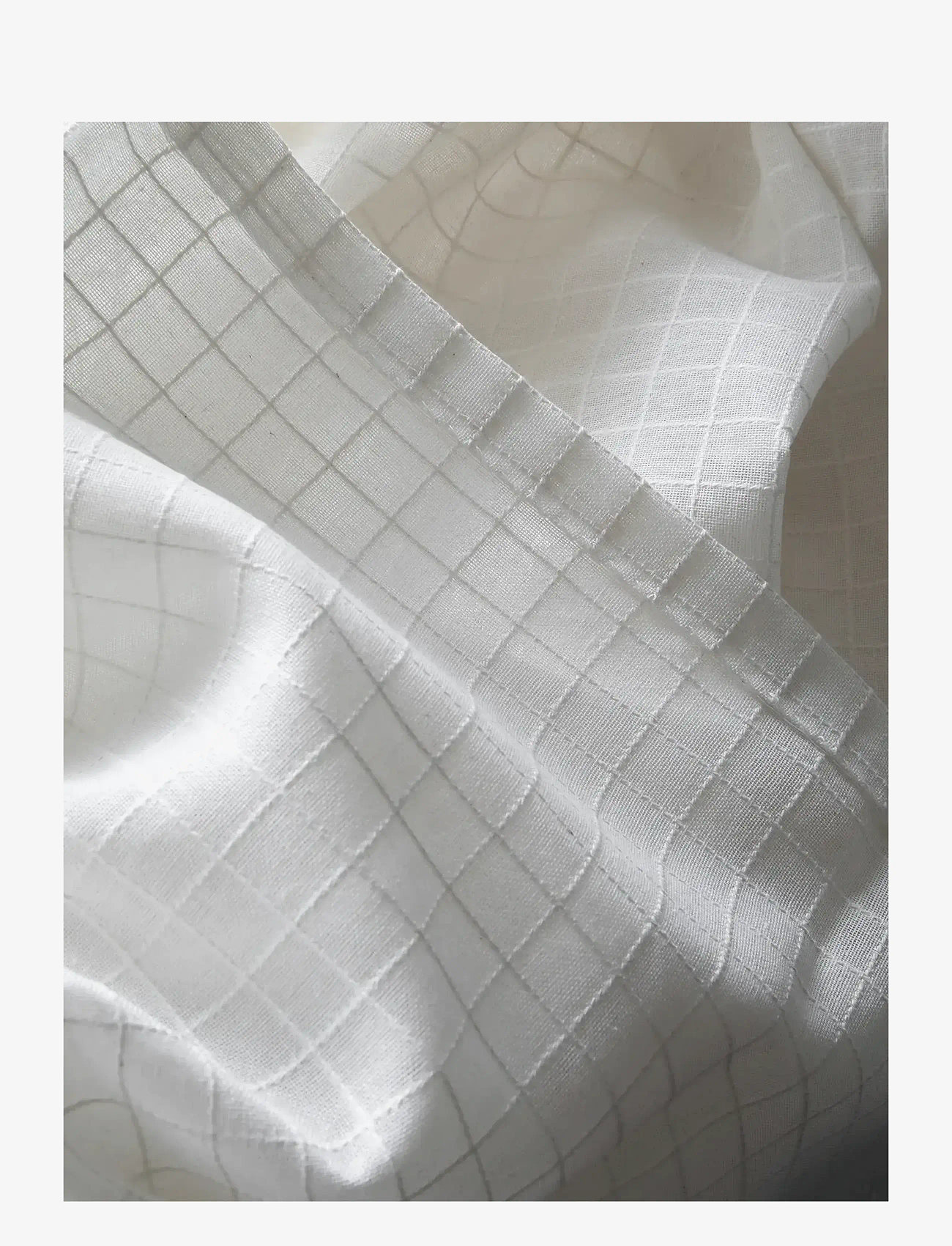 Mimou - Cafe Curtain Check - geschenke unter 100€ - creme - 3