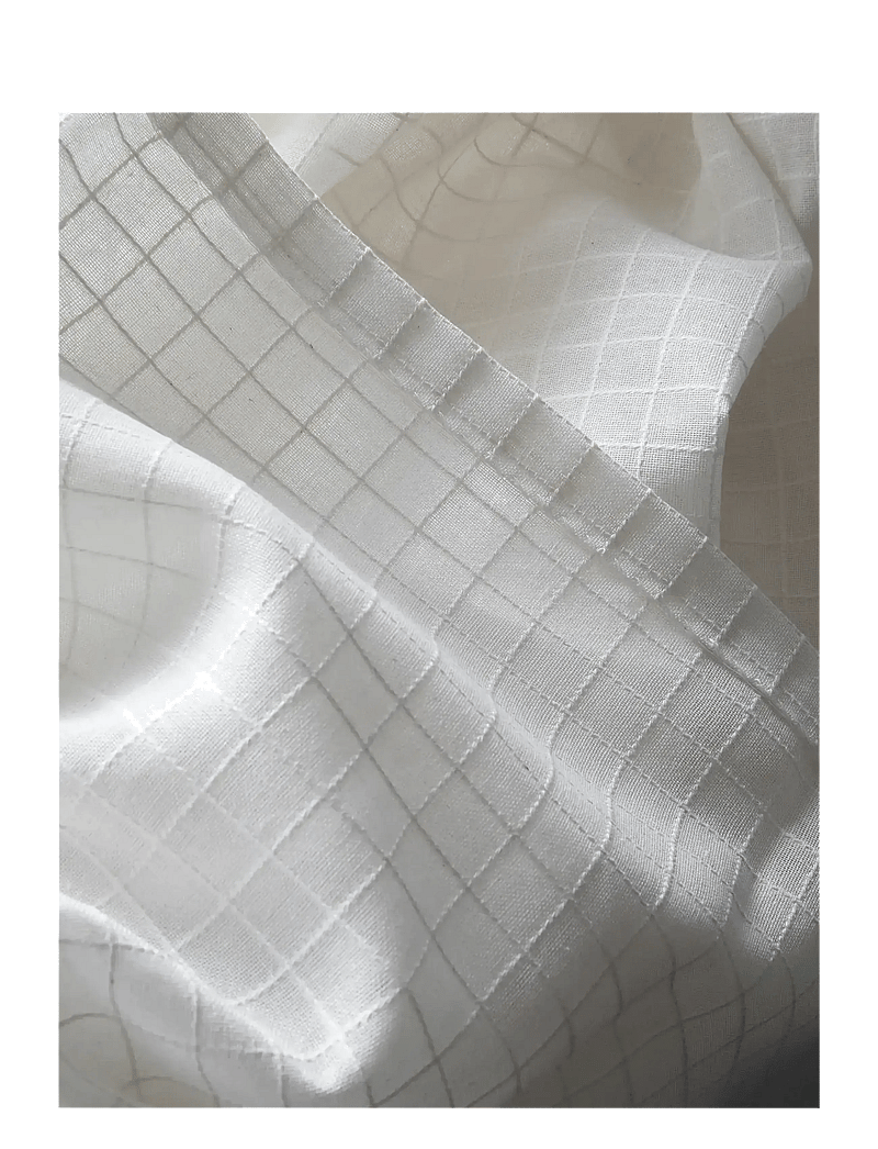 Mimou - Cafe Curtain Check - geschenke unter 100€ - creme - 3