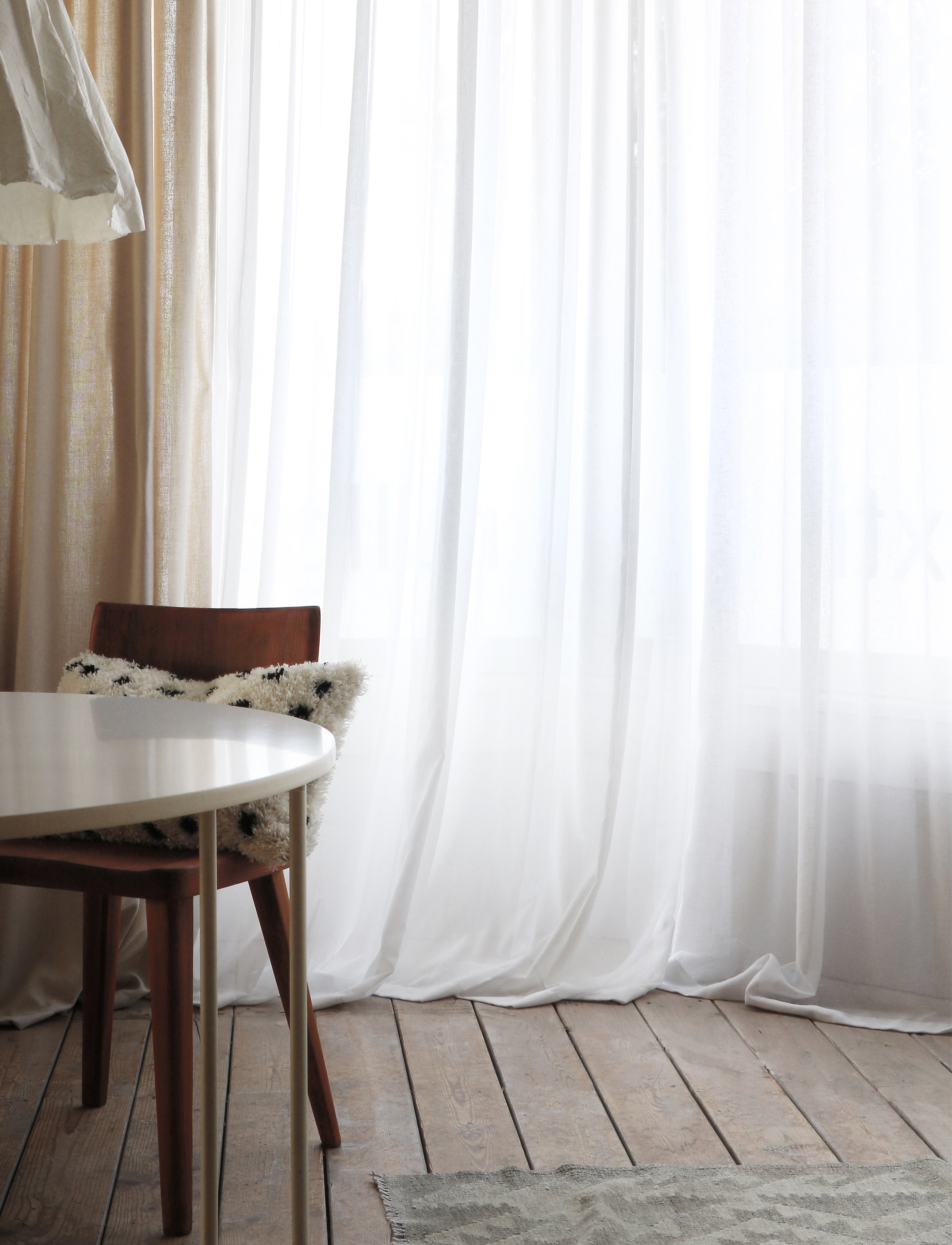 Mimou Gardin Grace, 140X290 cm, White, Gardiner > Lange Gardiner, Unisex