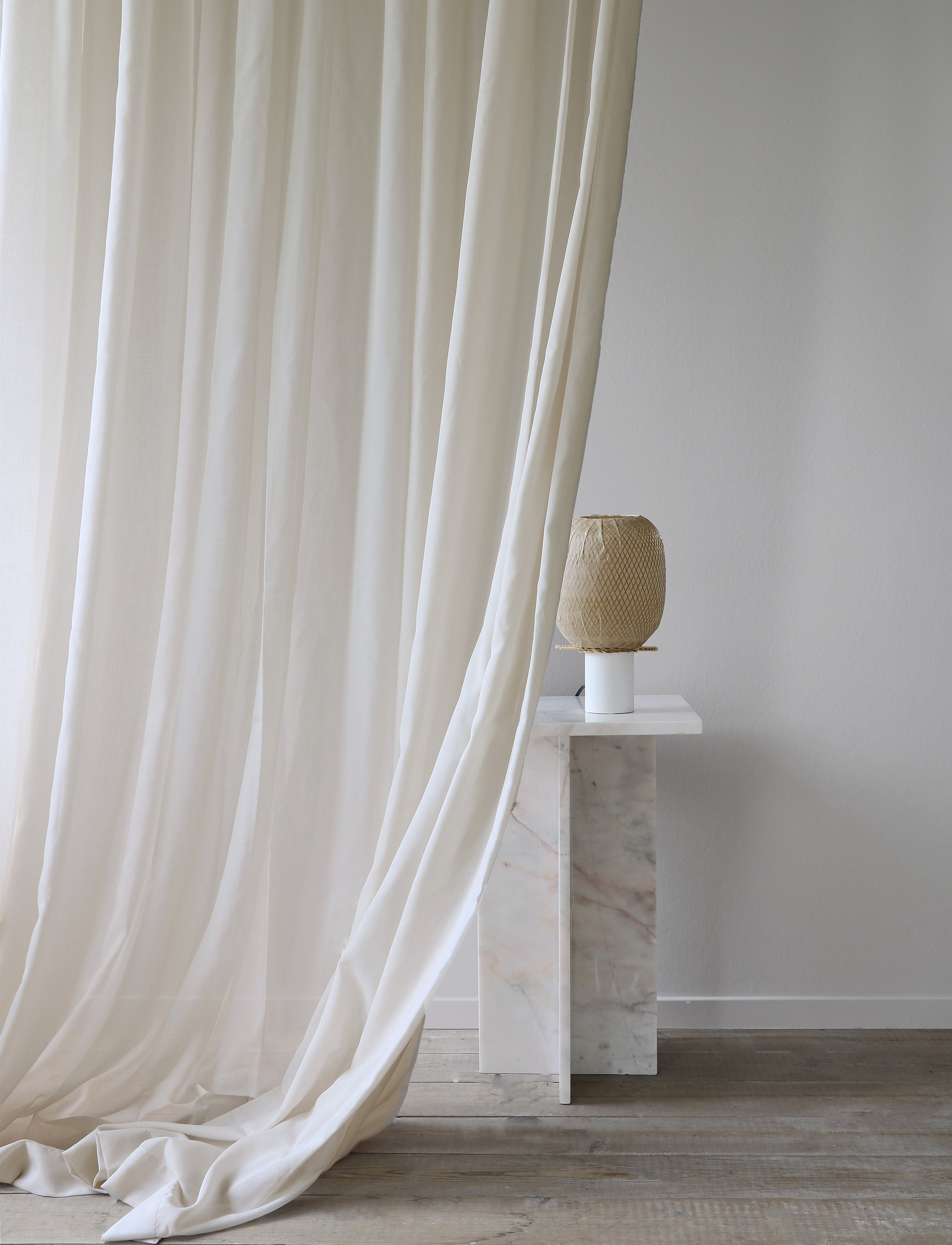 Mimou Gardin Grace, 140X290 cm, Cream, Gardiner > Lange Gardiner, Unisex