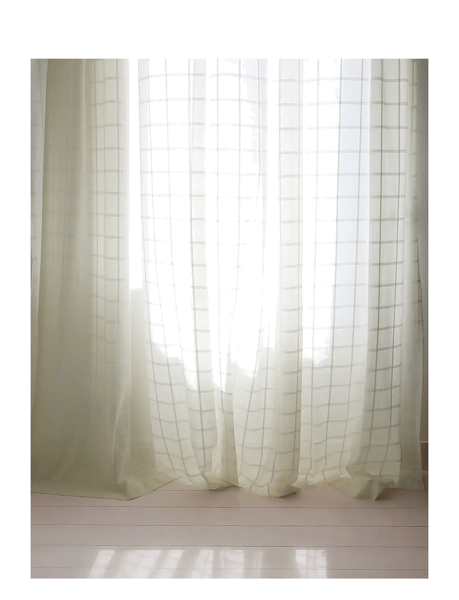 Mimou - Curtain Selma double width - pikad kardinad - creme - 4