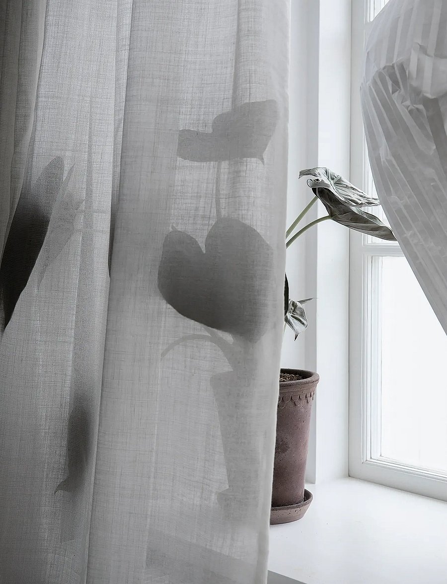 Mimou - Curtain Ellie double width - pikad kardinad - white - 5