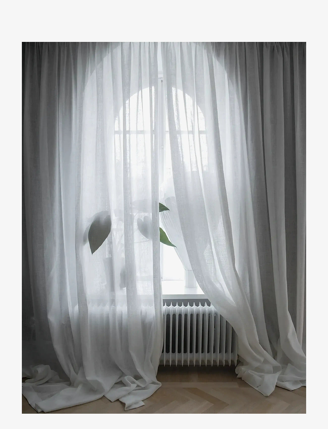 Mimou - Curtain Ellie Double width - nach preis einkaufen - white - 2