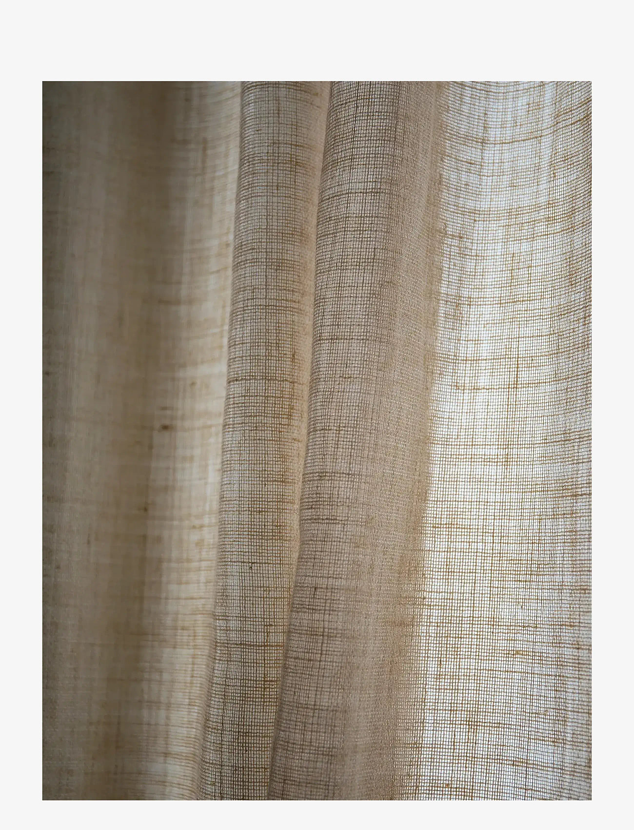 Mimou - Curtain Ellie Double width - fertiggardinen - straw - 1