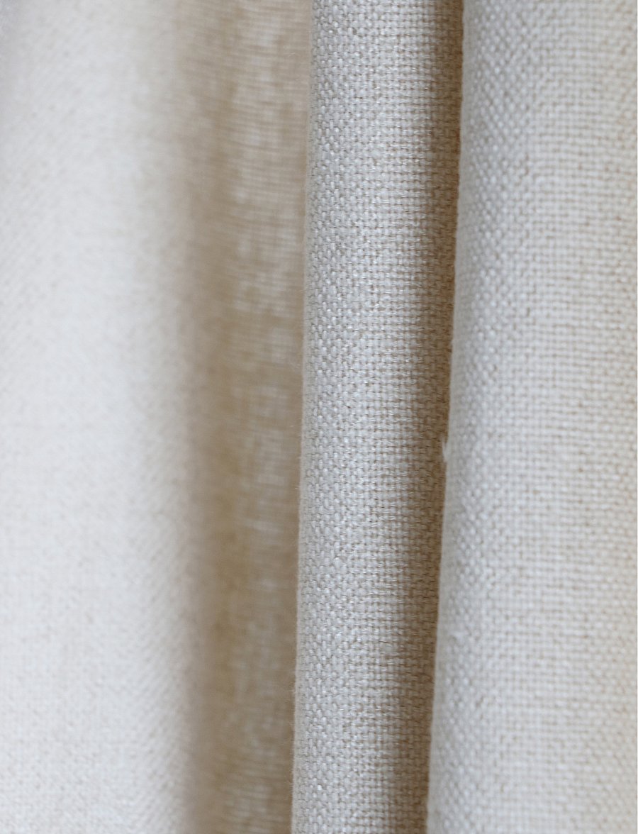 Mimou - Curtain Studio double width - fertiggardinen - natural/white - 2