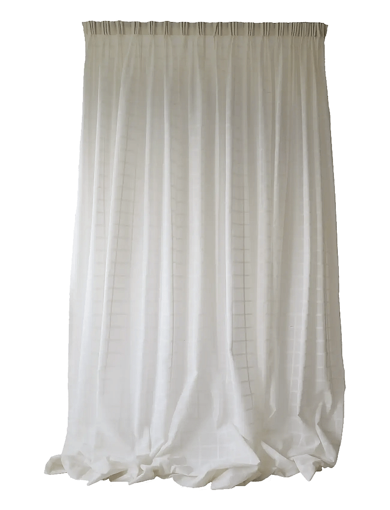 Mimou - Curtain Selma double width - pikad kardinad - creme - 0
