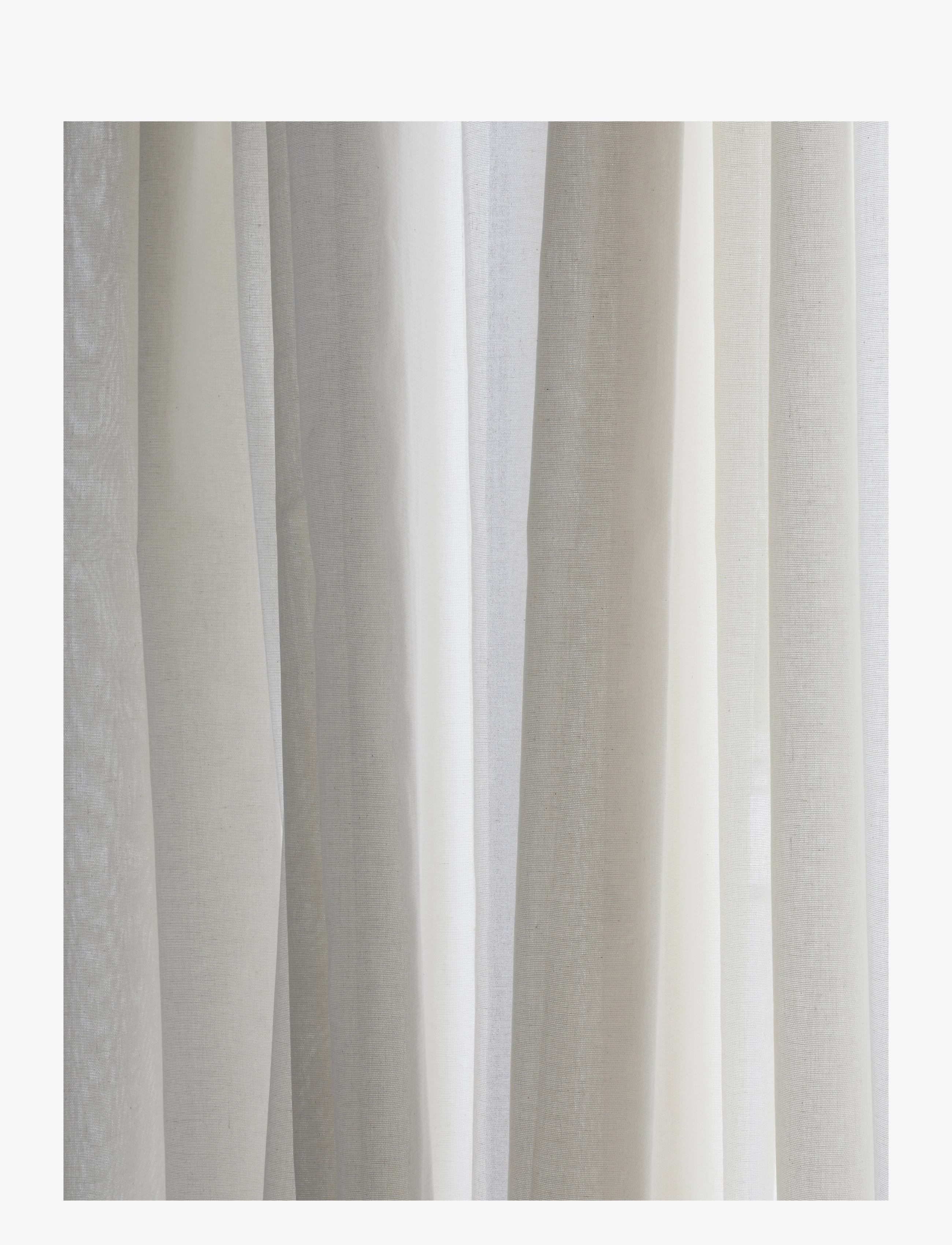 Mimou - Gardin Vivi recycled - gardinlængde - kaolin white - 1