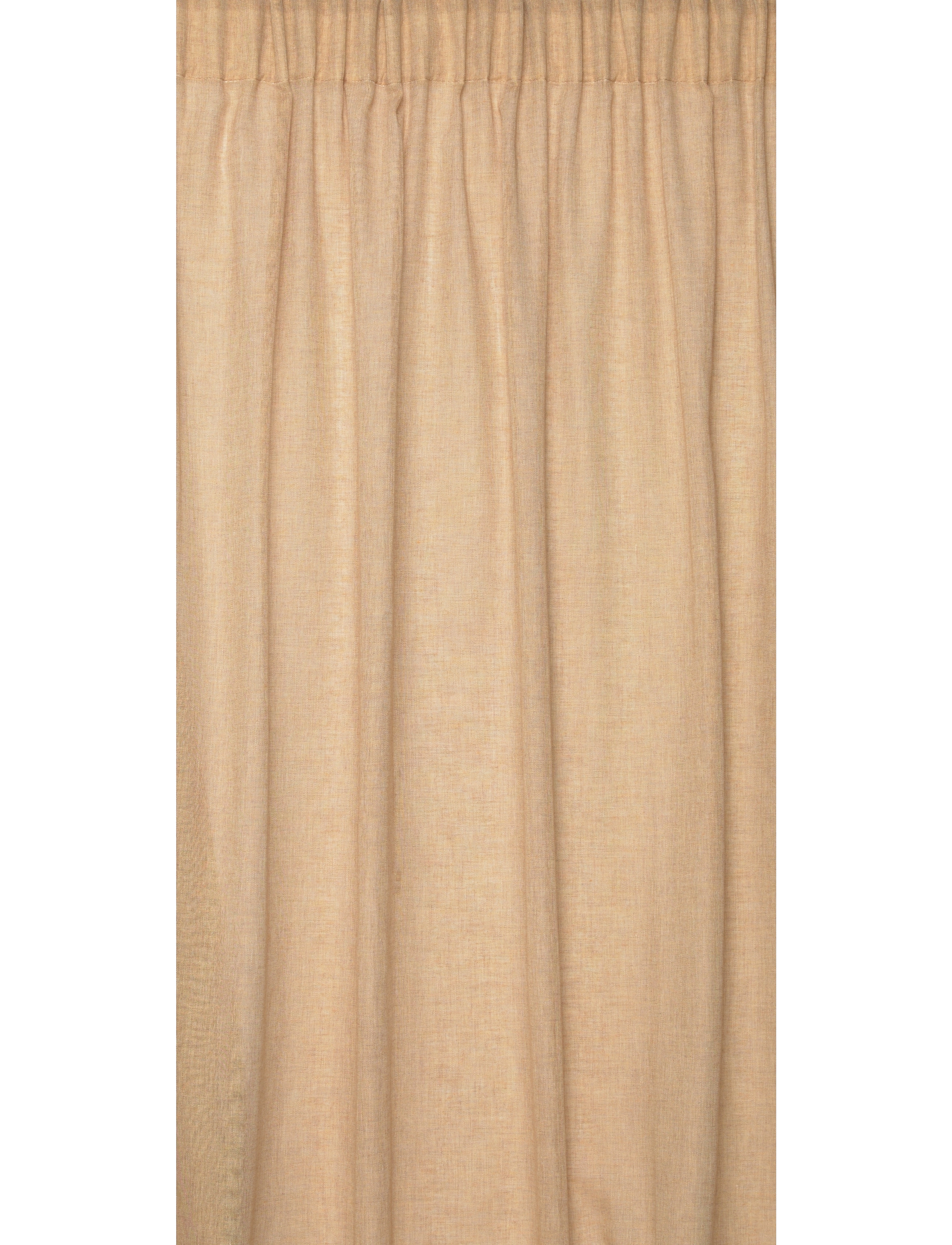 Mimou Gardin Vivi Recycled, Langt gardin, Beige, Str: 290X250CM