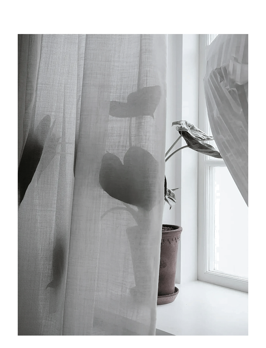Mimou - Curtain Ellie Double width - fertiggardinen - white - 3