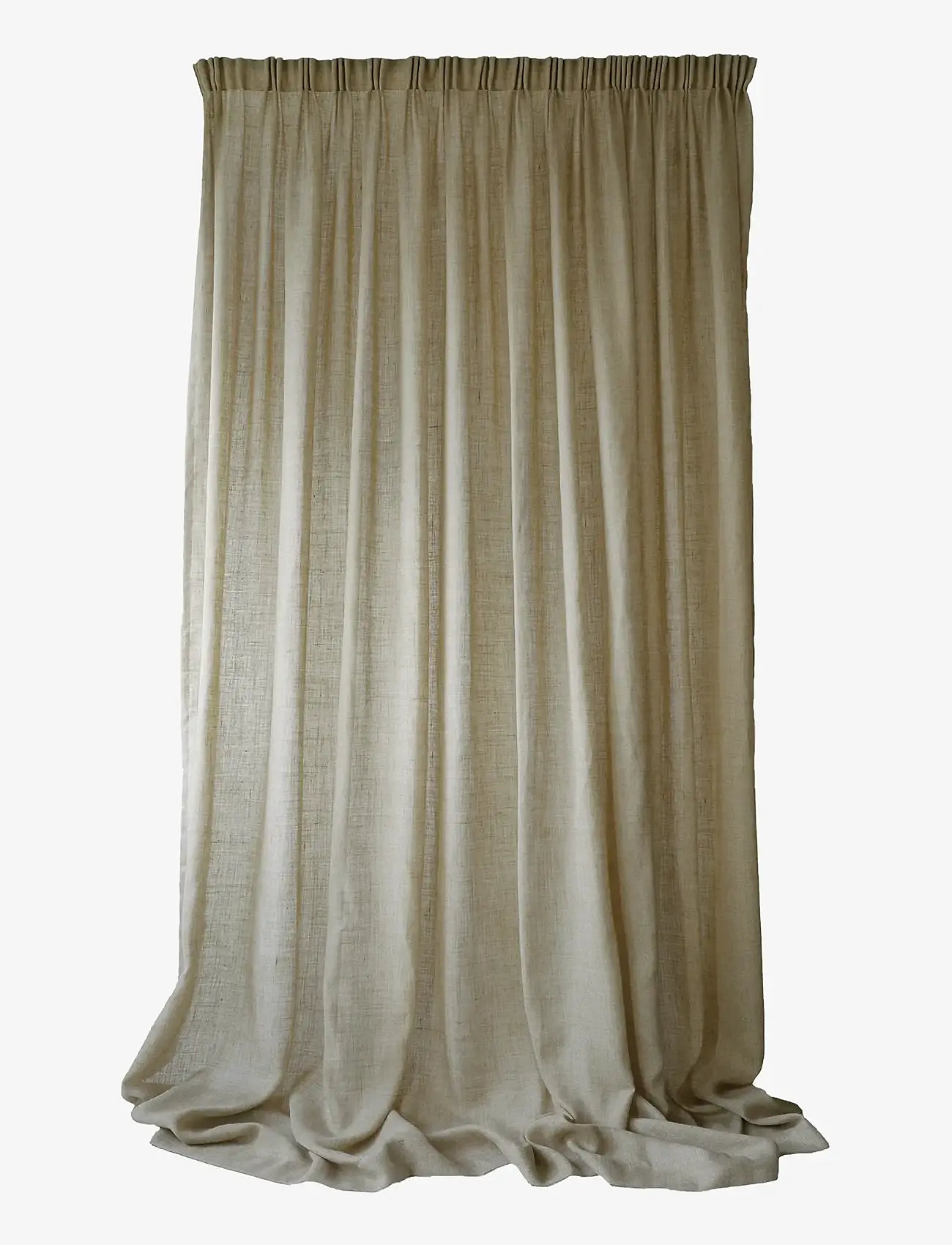 Mimou - Curtain Ellie Double width - gardinlængde - straw - 1