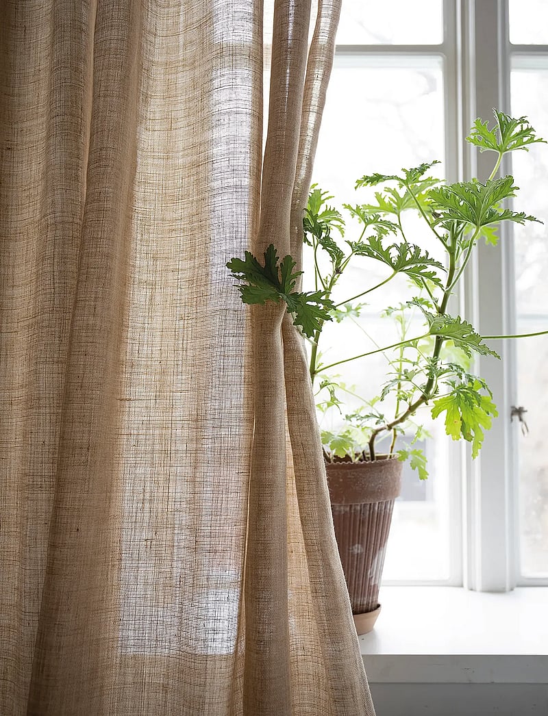 Mimou - Curtain Ellie Double width - fertiggardinen - straw - 5