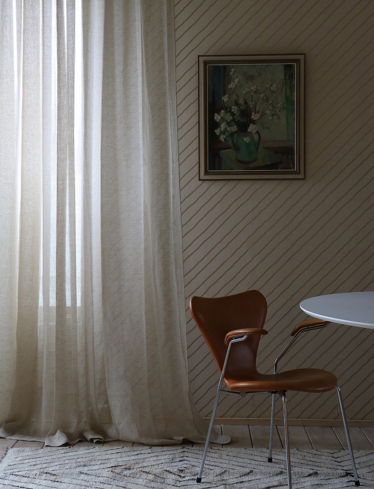 Mimou - Curtain Kelly double width - ilgos užuolaidos - natural/sand - 1