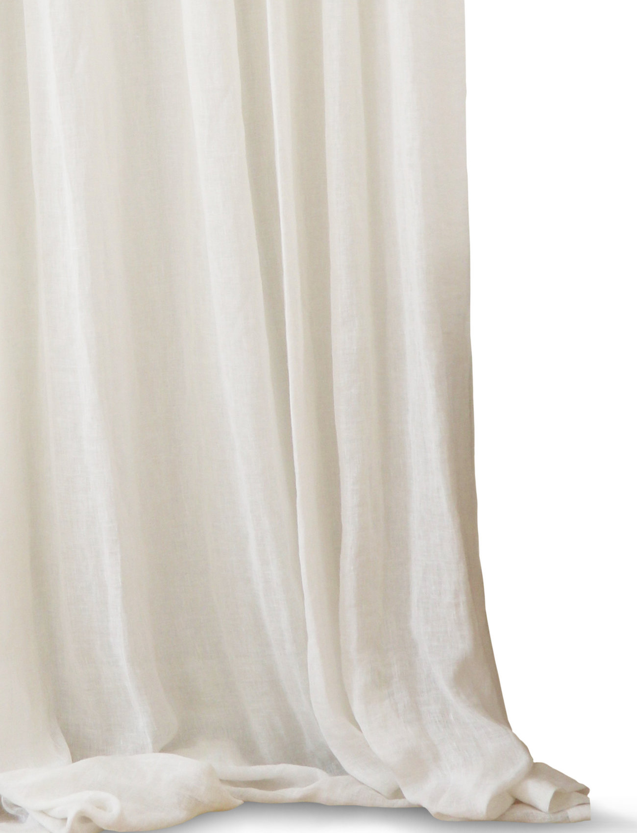 Mimou - Curtain Kelly  double width - long curtains - white - 0