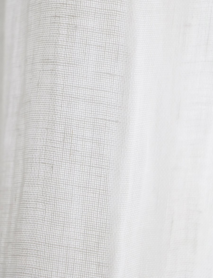 Mimou - Curtain Kelly double width - fertiggardinen - white - 2