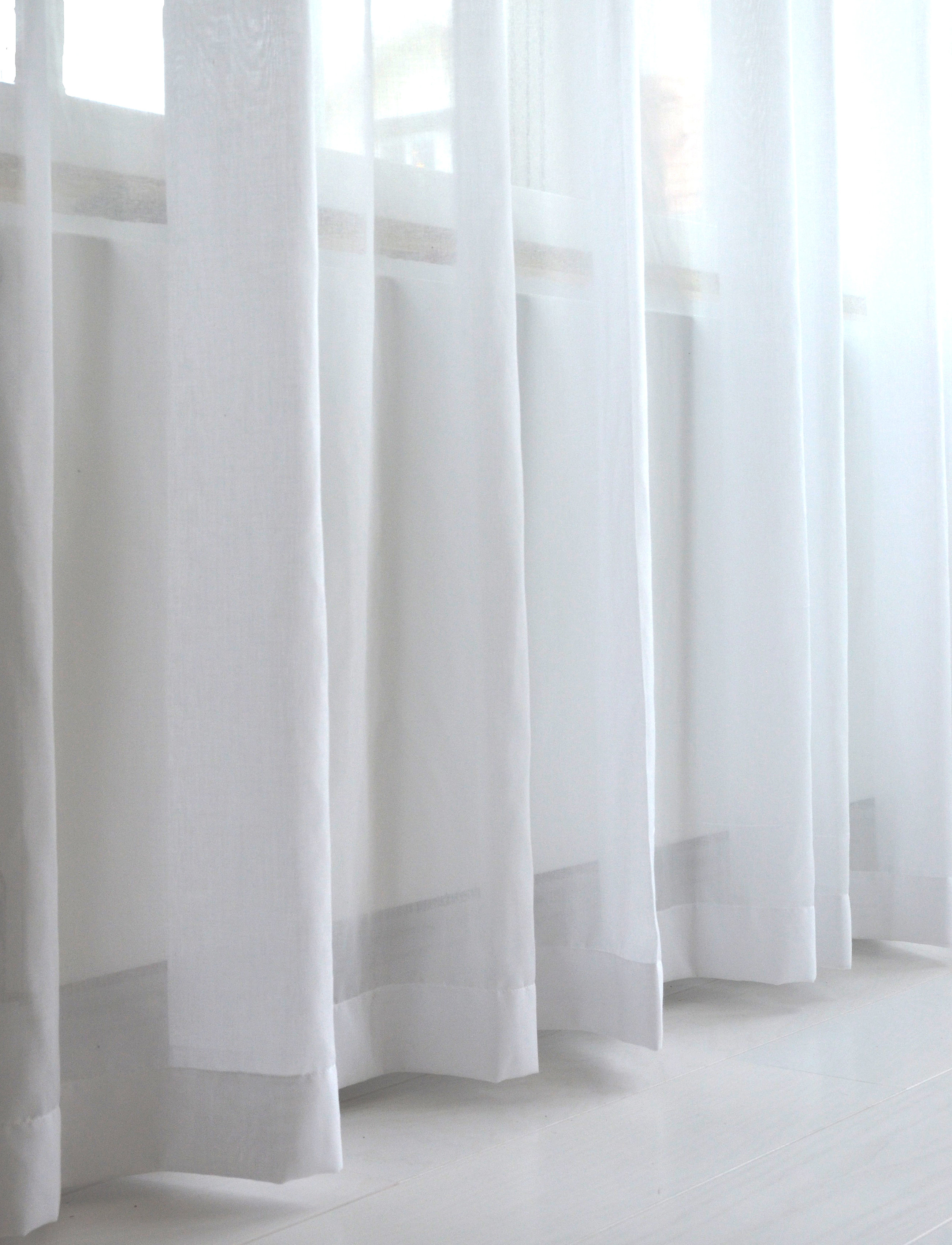 Mimou Gardin Grace Dobbelt Bredde, 290X250 cm, White, Gardiner > Lange Gardiner, Unisex